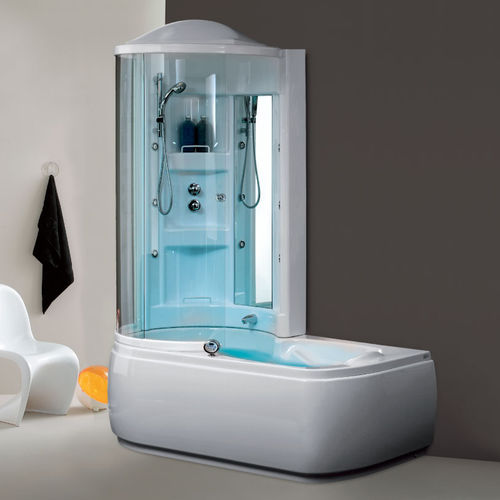 Banheira com chuveiro retangular - GALAXY BOX - ilma srl - de embutir