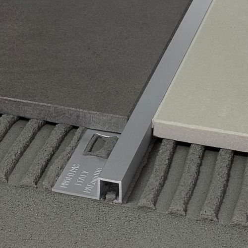 Perfil de separação em aço inoxidável - CERFIX PROSTYLE - PROFILPAS - para revestimento cerâmico / em L / de seção retangular