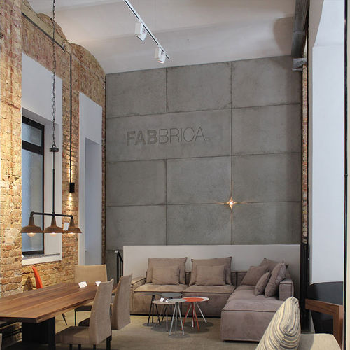 Painel decorativo para construção - CORNER  - Living Concrete Ltd - para parede / em concreto / polido