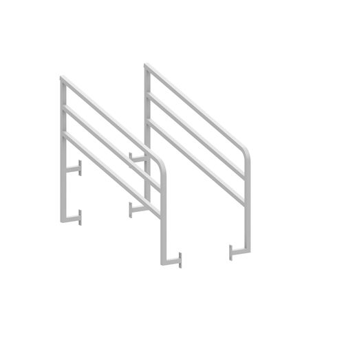 Guarda-corpo metálico - S35632 - SODEX SPORT - com barras / para ambiente externo / para plataforma