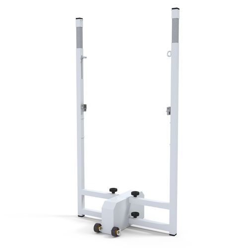 Poste de badminton móvel - S27263 - SODEX SPORT - em aço / branco / com pintura eletrostática
