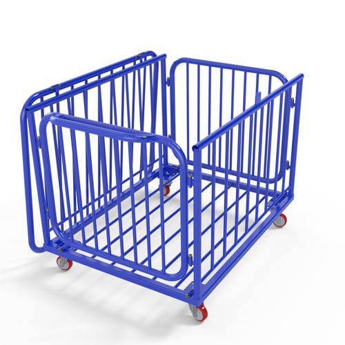 Carrinho para equipamentos esportivos - S30532 - SODEX SPORT - em aço / em PVC