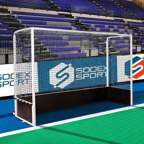 Gol de hóquei metálico - S22256PZW - SODEX SPORT - fixo / branco / com pintura eletrostática