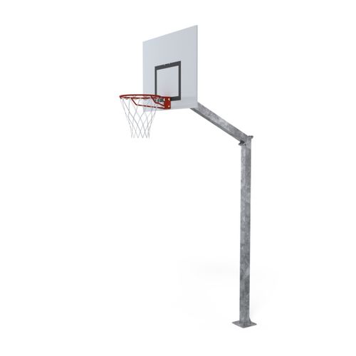 Tabela de basquete para ambiente externo - S14025GC - SODEX SPORT - com base de fixação / de aço galvanizado / de fibra de vidro