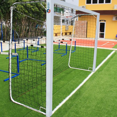 Trave de handebol de aço galvanizado - S16032 - SODEX SPORT - móvel / branca / pintada
