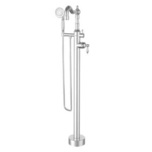 Misturador monocomando para banheira - ARDMORE™ - JACUZZI - de piso / em latão cromado / para banheiro
