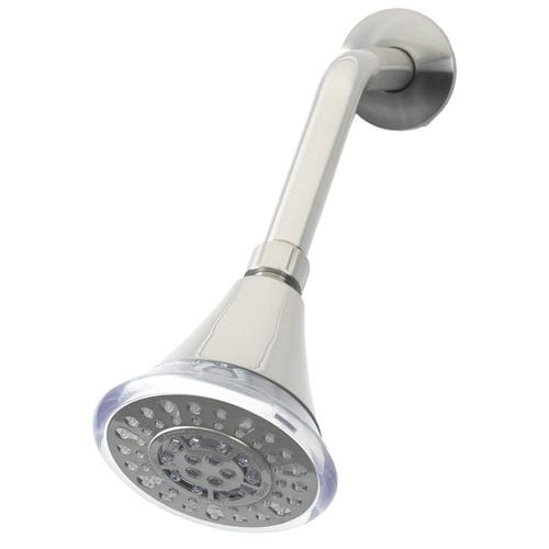 Cabeça de chuveiro de parede - 5-FUNCTION - JACUZZI - redonda / tipo chuva / com iluminação embutida