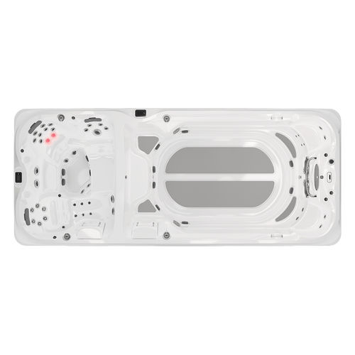 Spa de natação de embutir - J-19DT POWERPRO™ - JACUZZI - retangular / de 1 lugar / em acrílico