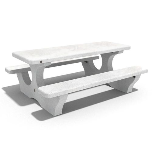 Mesa de piquenique contemporânea - 118 - Encho Enchev - ETE - em concreto de alto desempenho / em concreto armado / em concreto reforçado com fibras
