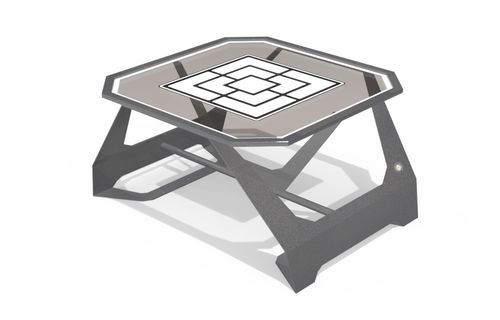 Mesa de shuffleboard para ambiente externo - 386 - Encho Enchev - ETE - contemporânea / para estacionamento / para parque infantil