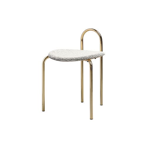 Banqueta contemporânea - MICHELLE - SP01 design - em madeira de freixo / em compensado moldado / com base em aço