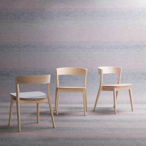 Cadeira de sala de jantar contemporânea - CLARKE - SP01 design - para ambiente interno / em tecido / em couro