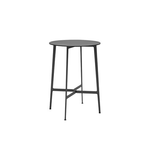 Mesa alta contemporânea - EILEEN - SP01 design - em HPL / em mármore / com base em aço inoxidável