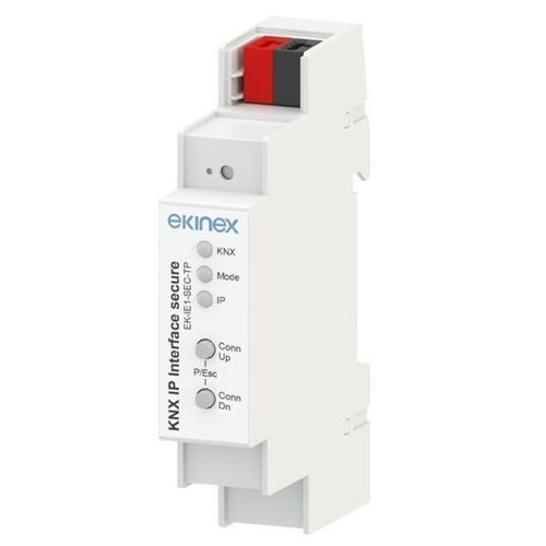Módulo de interface em trilho DIN - EK-IE1-SEC-TP - ekinex® - protocolo KNX / IP / LAN