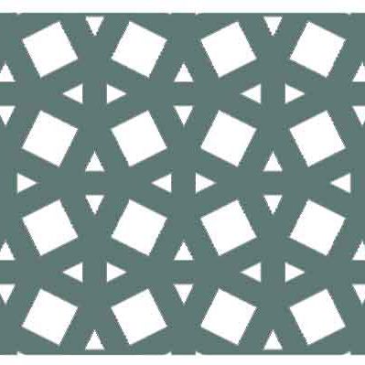 Painel decorativo de parede - LATTICE SECOND - DEMAMBA - para parede divisória / para fachada / em madeira