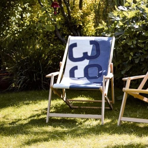 Cadeira preguiçosa contemporânea - Marine blue - 727 sailbags - não especificado