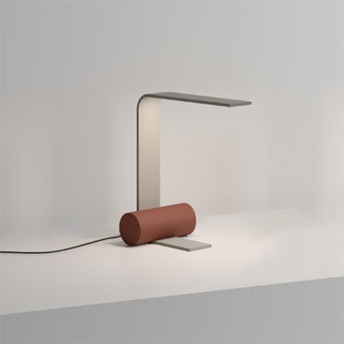 Luminária de mesa - NASTRO - Tooy - metálica / em tecido / em concreto