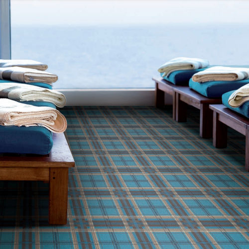 Carpete tufado - OCEAN LINE - Halbmond - em poliamida / de lã / estampado
