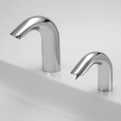 Dispensador de sabonete da linha comercial - ALLURE - SUPRATECH - de bancada / em latão cromado / eletrônico