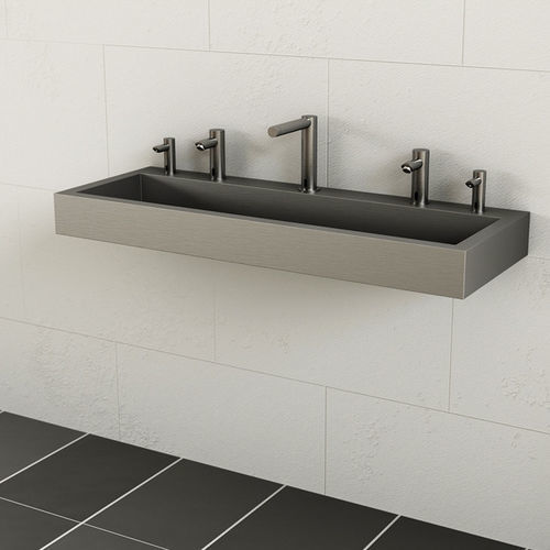 Tampo de banheiro em aço inoxidável - L-115-S - SUPRATECH - sob medida