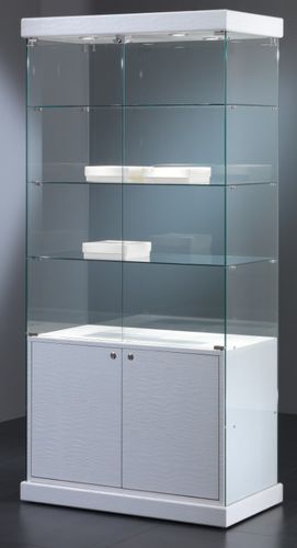 Vitrina contemporânea - 9/SM - Castellani.it srl - com pés / em vidro / com iluminação