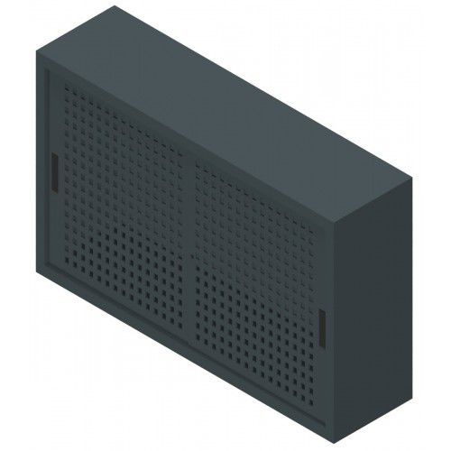 Armário de arquivo alto - SL1593 - Castellani.it srl - em madeira / com portas de correr / contemporâneo