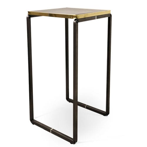 Mesa alta de design industrial - EQUIPE - Castellani.it srl - em aço / em latão / em laminado