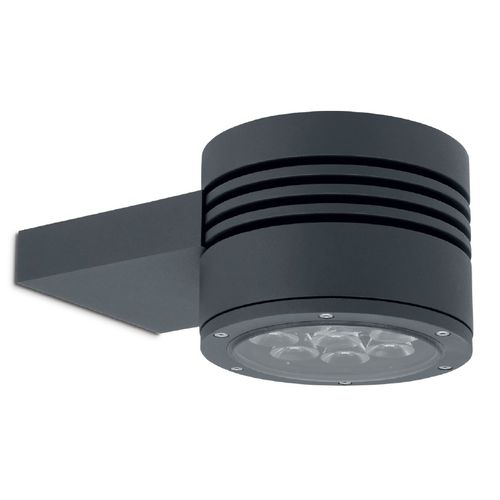 Arandela contemporânea - BIRA - LIRALIGHTING - para ambiente externo / em alumínio / redonda