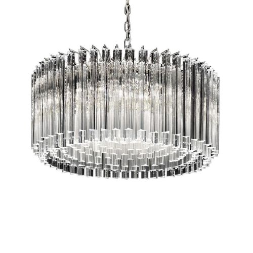 Lustre contemporâneo - Trihedron Triedri - Murano Lux - em vidro de Murano / em cascata / de corrente