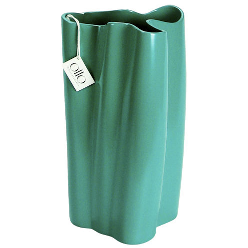 Vaso contemporâneo - D200.082 - Le Présent - em cerâmica / verde