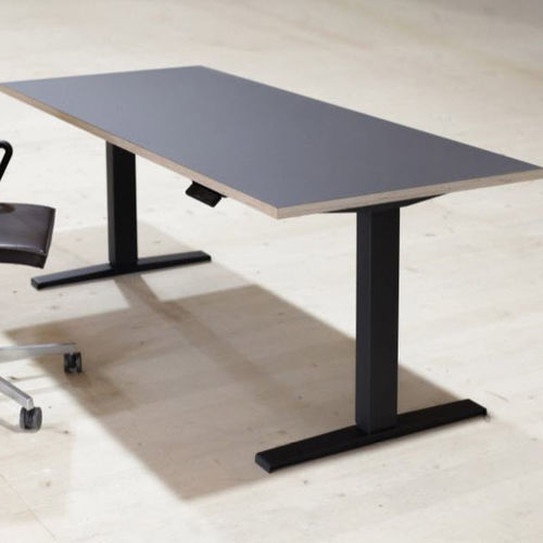 Mesa de trabalho contemporânea - HUBERT - Faust Linoleum - em madeira / em linóleo / retangular