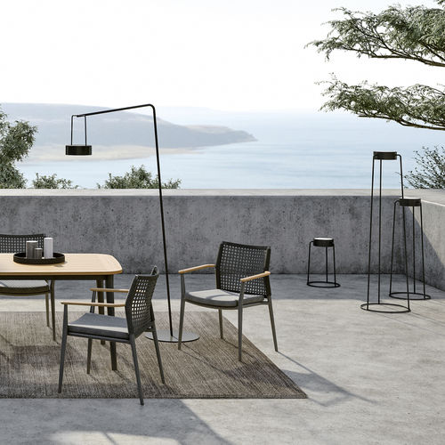 Luminária de piso - MOON Outdoor Light - Solpuri - metálica / contemporânea / solar