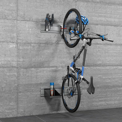 Bicicletário de parede - 18993 - Organigator - garage organizing system - vertical / para garagem / para área interna
