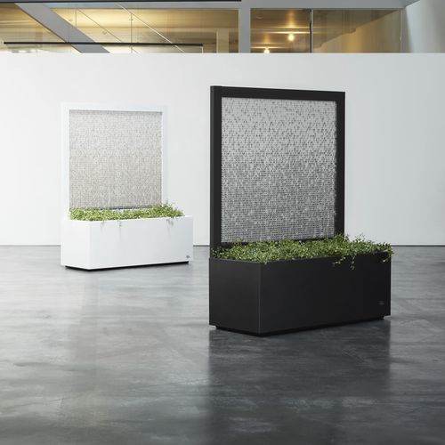 Cerca de ocultação em painéis - BOIRA - Hobby Flower - em alumínio / em aço inoxidável / com jardineira