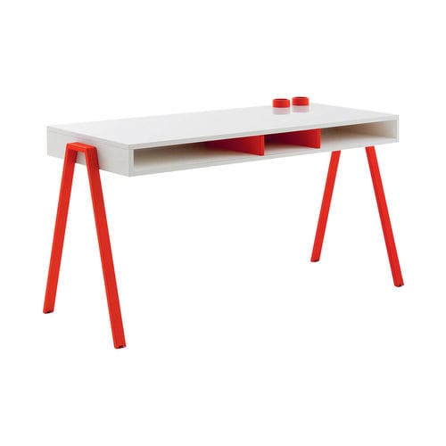 Mesa secretária contemporânea - VANNY - nidi - em madeira / com 4 pés / infantil