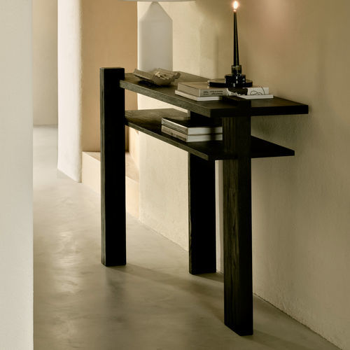 Aparador contemporâneo - Abstract  - ETHNICRAFT - em teca / com base em teca / retangular