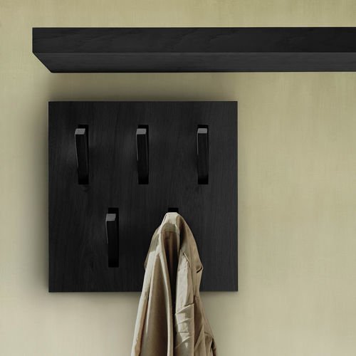 Cabideiro de parede - Utilitile  - ETHNICRAFT - de design minimalista / em carvalho / preto
