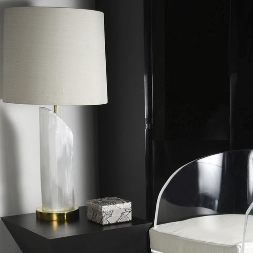 Luminária de mesa - AURORA - Aura London - em latão / em cristal / contemporânea
