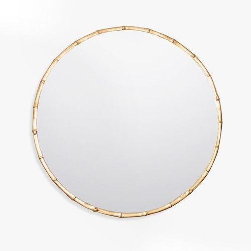 Espelho de parede - BAMBOO - Aura London - contemporâneo / redondo / em bambu