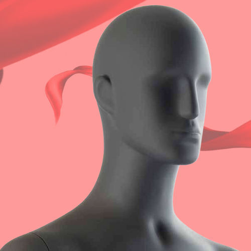 Manequim masculino adulto - VELVET - IDW PARIS - abstrato / em espuma de poliuretano / de gama alta