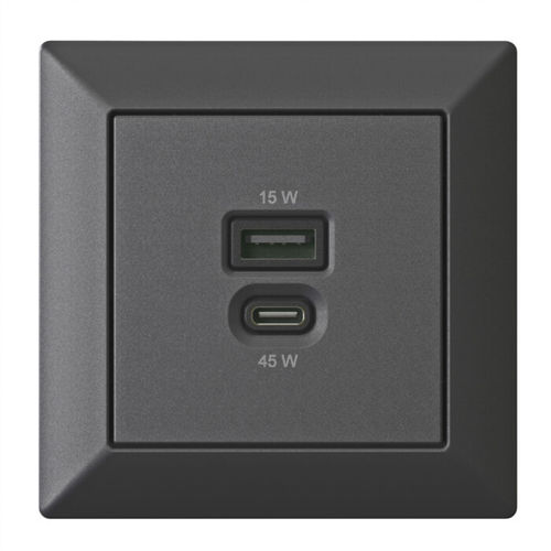 Tomada USB - 6520x0101 - Bodo Ehmann GmbH - de parede / de sobrepor / contemporânea