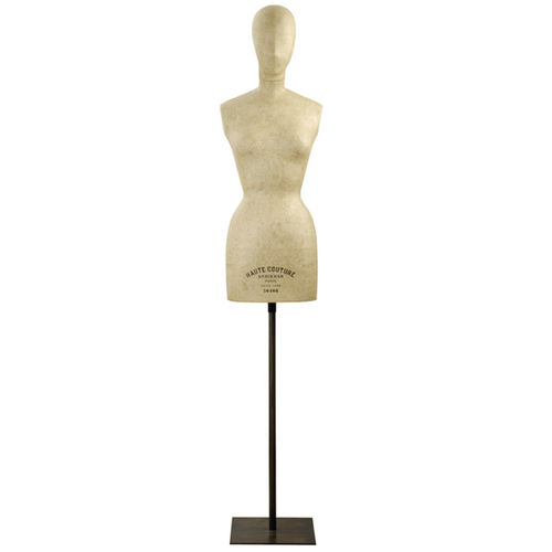 Busto feminino adulto - B406 PAPER FINISH WITH HEAD - STOCKMAN - vintage
