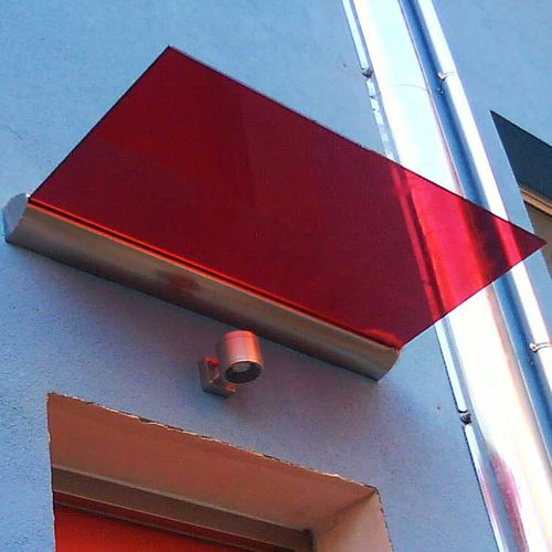 Cobertura para entrada - SALI BASE - Salinox - em alumínio / em vidro / plana