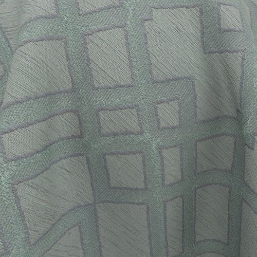 Tecido para cortinas - OBLIX : OXIM - FR-One - com padrão geométrico / em poliéster retardante de chama / lavável