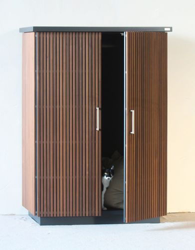 Buffet aparador para jardim - CUPBOARD - CUBIC OUTDOOR LIVING - alto / contemporâneo / em madeira