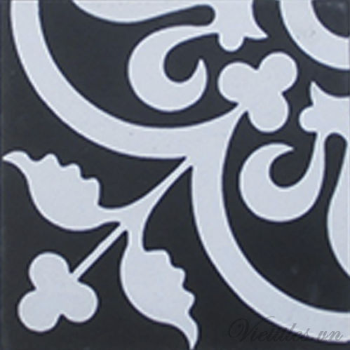 Ladrilho hidráulico fosco - V15-14 - Viet Tiles Corporation - para ambiente interno / de piso / de parede
