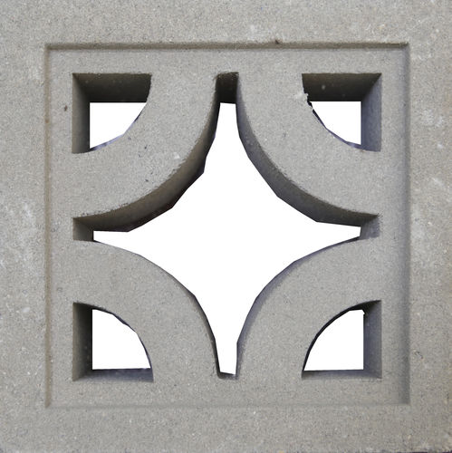 Cobogó de concreto - VCB-005 DIAMOND - Viet Tiles Corporation - decorativo / para parede divisória / para fachada