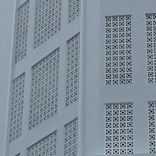 Cobogó de concreto - VCB-006 CUBE - Viet Tiles Corporation - decorativo / para parede divisória / para fachada