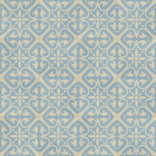 Ladrilho hidráulico para ambiente interno - V20-183 - Viet Tiles Corporation - para ambiente externo / de piso / de parede