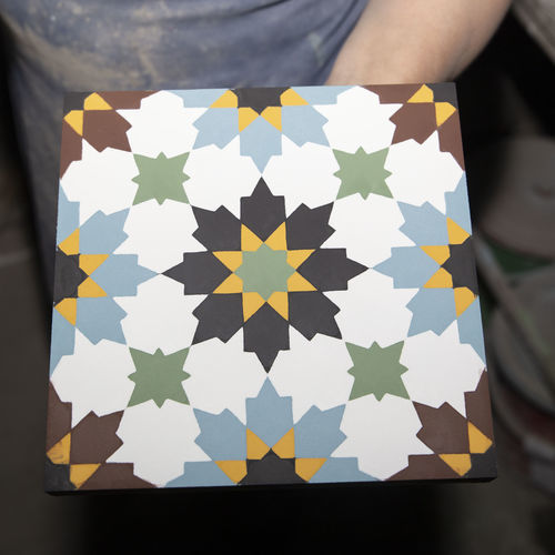 Ladrilho hidráulico para ambiente interno - V20-028 - Viet Tiles Corporation - para banheiro / para cozinha / para sala